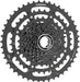 Shimano Cues CS-LG400 LinkGlide 9 Speed 11-46t Black Cassette, studio front quarter view