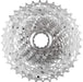 Shimano Deore XT CS-M771 10 Speed 11-36t Silver Cassette, studio photo