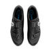 Shimano XC502 Bicycle Shoes Black, studio top view