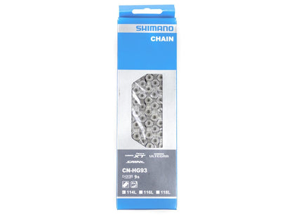 Shimano XT/Ultegra HG93 Chain 9 Speed 116 Links Studio Image