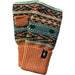 Smartwool Fairisle Fleece Lined Hand Warmer in Apricot, studio view