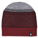 Smartwool Popcorn Cable Reversible Beanie in Currant Heather, studio front view