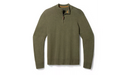 Smartwool Sparwood Half Zip Sweater Northwoods/Moss longsleeve quarter zip merino wool mens sweater for cold winter weather