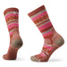 Smartwool Womens Hike Light Cushion Margarita Crew Socks Picante, studio photo