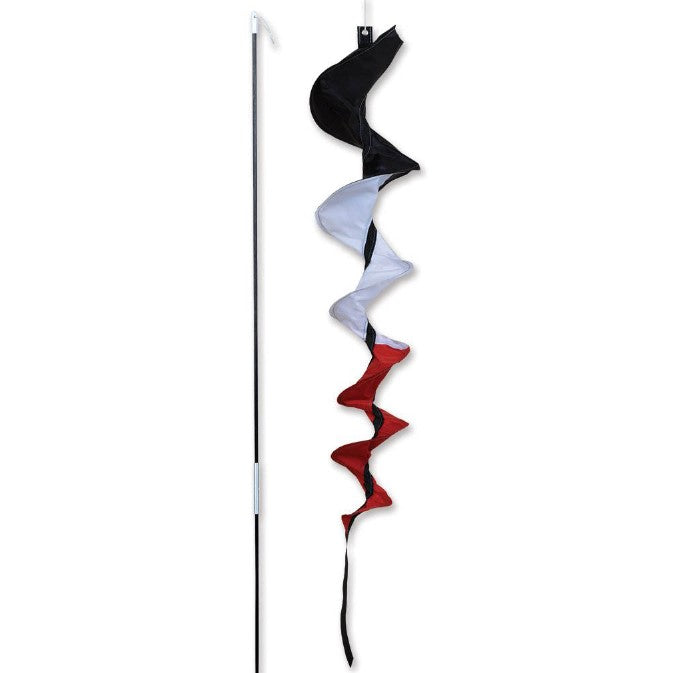 SoundWinds Medium Fusilli Spinning Bike Windsock Black