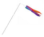 SoundWinds Rainbow Stripe Swirls Windsock Bike Flag Studio Image