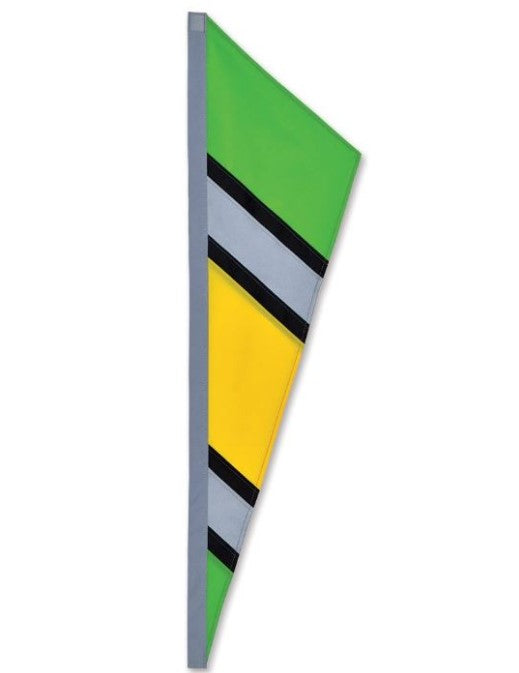 SoundWinds Reflective Fanion Recumbent Bike Flag Green Studio Image