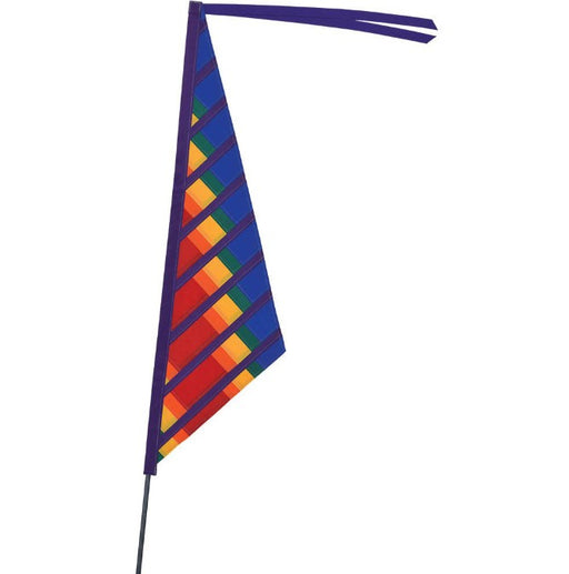 SoundWinds Sail Recumbent Bike Flag Rainbow Studio Image