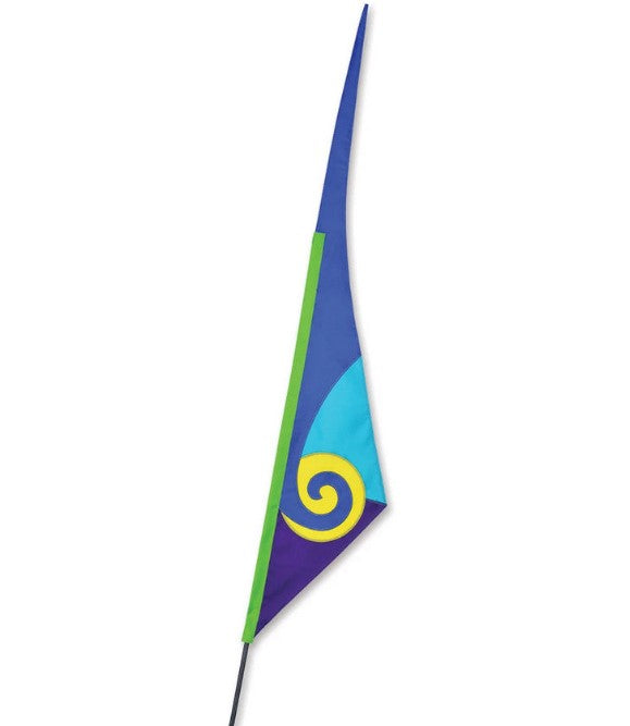 SoundWinds Spiral Recumbent Bike Flag Blue Studio Image