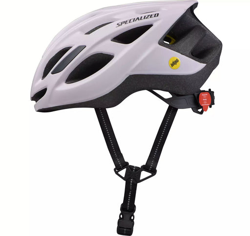 Specialized Chamonix 2 Helmet Gloss White Clay/Black Reflective, studio photo side view