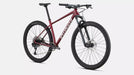 Specialized Chisel Hardtail Maroon / White, studio front quarter view