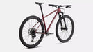 Specialized Chisel Hardtail Maroon / White, studio rear quarter view