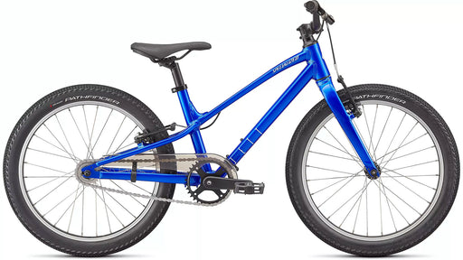 Specialized Jett Kids Single Speed Bike 20-inch blue, studio side view