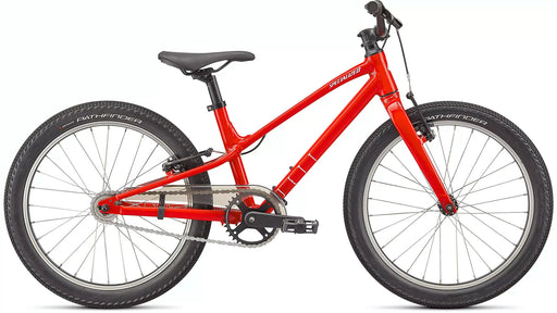 Specialized Jett Kids Single Speed Bike 20-inch red, studio side view