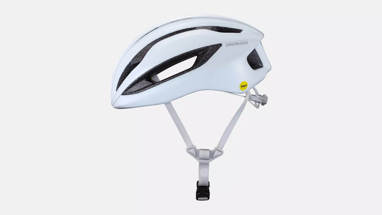 Specialized Loma Helmet White left side angle studio image