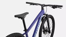 Specialized Rockhopper Comp Gloss Purple Haze/Astral Blue studio image handlebar and seat closeup rear quarter view