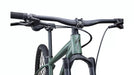 Specialized Rockhopper Elite Mountain Bike with 29 inch Wheels in Sage Green / Oak Green studio close up view