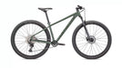 Specialized Rockhopper Elite Mountain Bike with 29 inch Wheels in Sage Green / Oak Green studio side view