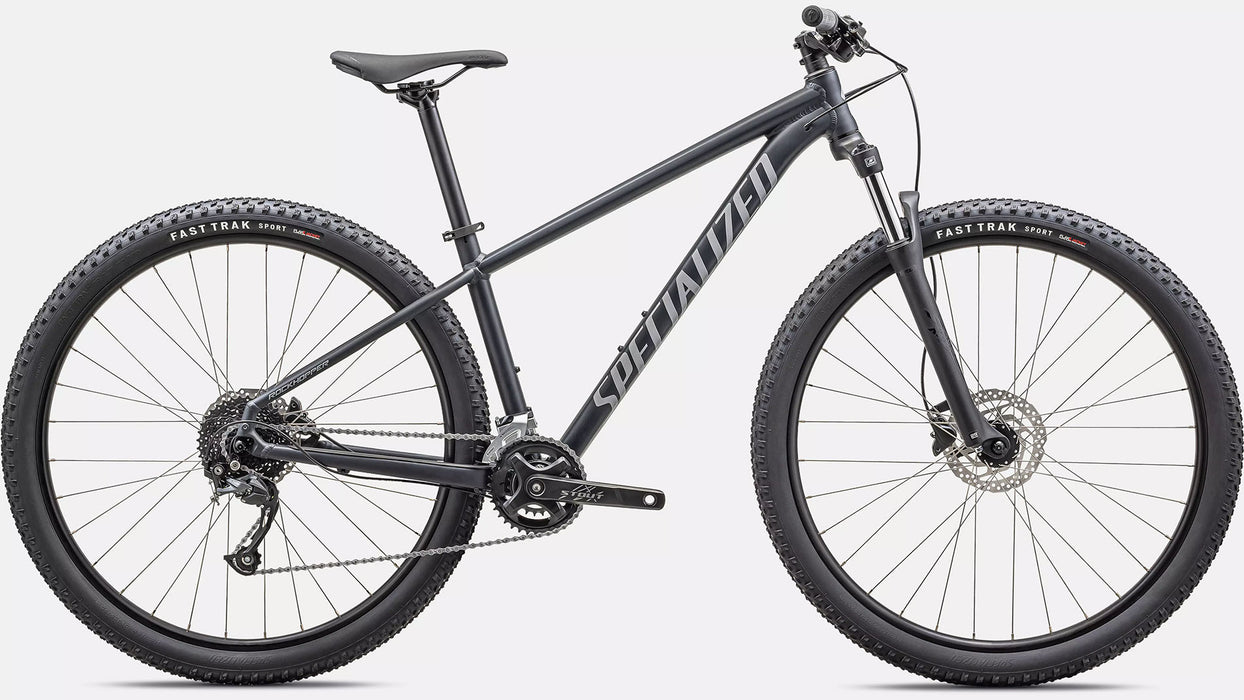 Specialized Rockhopper Satin Slate / Cool Grey, studio side view