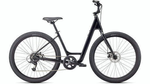 Specialized Roll 2.0 Low Entry recreation path pavement trail bike bicycle Gloss Black/ Charcoal/ Black
