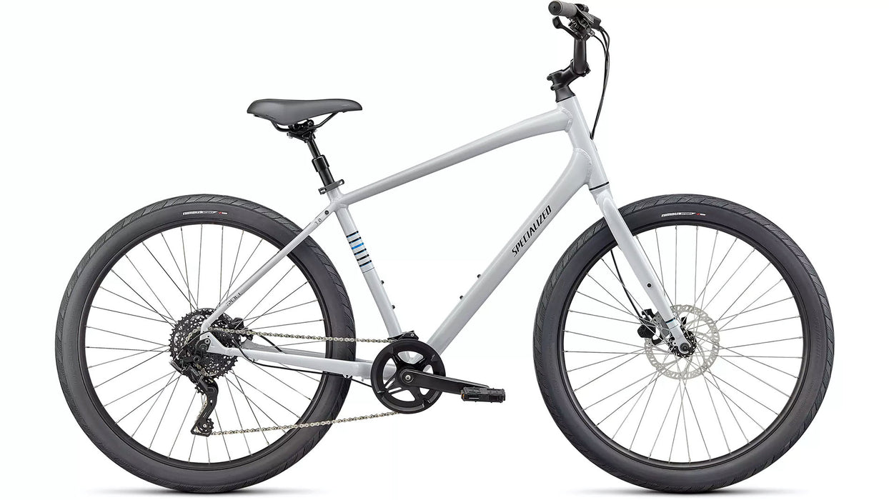 Specialized Roll 3.0 recreation path pavement trail bike bicycle Dove Grey/ Blue/ Black