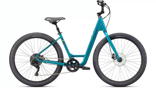 Specialized Roll 3.0 Low Entry path pavement recreation trail bike bicycle Teal/ Hyper Green/ Black