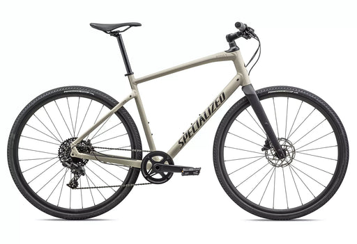 Specialized Sirrus X 4.0 White Mountain/Taupe/Black Reflective, studio side view