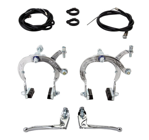 Sunlite Cruiser/MX Front and Rear Caliper Brakeset with Levers overall view