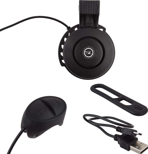 Sunlite Electric Mini Blast USB Rechargeable Horn Close Up Image