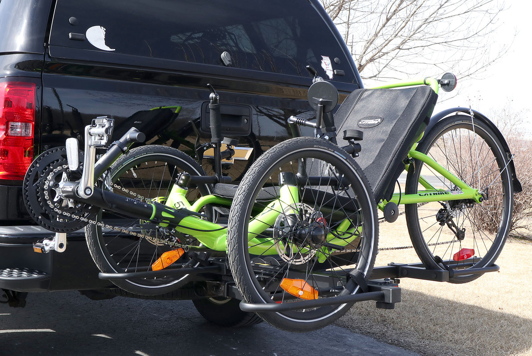 Sunlite HRT-100 Trike Auto Rack for 2-inch Receivers — Hostel Shoppe