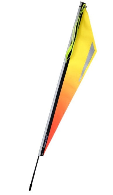 T-Cycle Purple Sky Fade Flags 6mm Yellow Studio Image