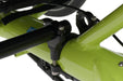 T-Cycle SeatSide Mount Kit HP Velotechnik Gekko main frame clamp on HP Velotechnik gekko closeup studio image