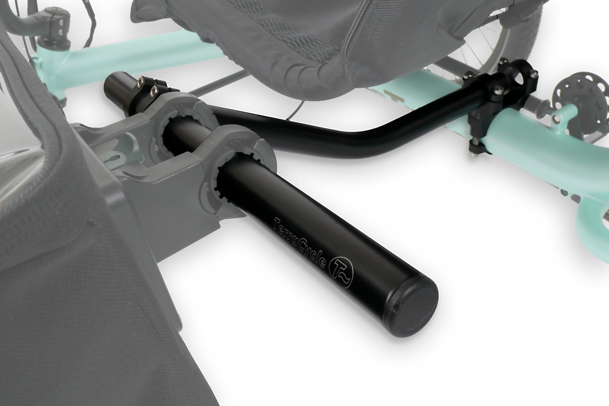 T-Cycle TerraTrike SeatSide Main Frame Mount Kit mounted to a TerraTrike studio image