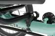 T-Cycle TerraTrike SeatSide Main Frame Mount Kit mounted to a TerraTrike frame clamp closeup studio image