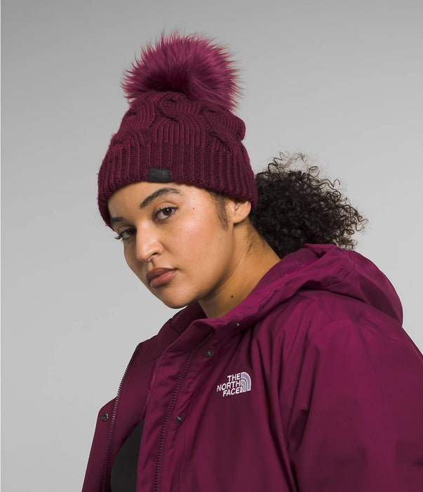 The North Face Womens Oh Mega Fur Pom Lined Beanie