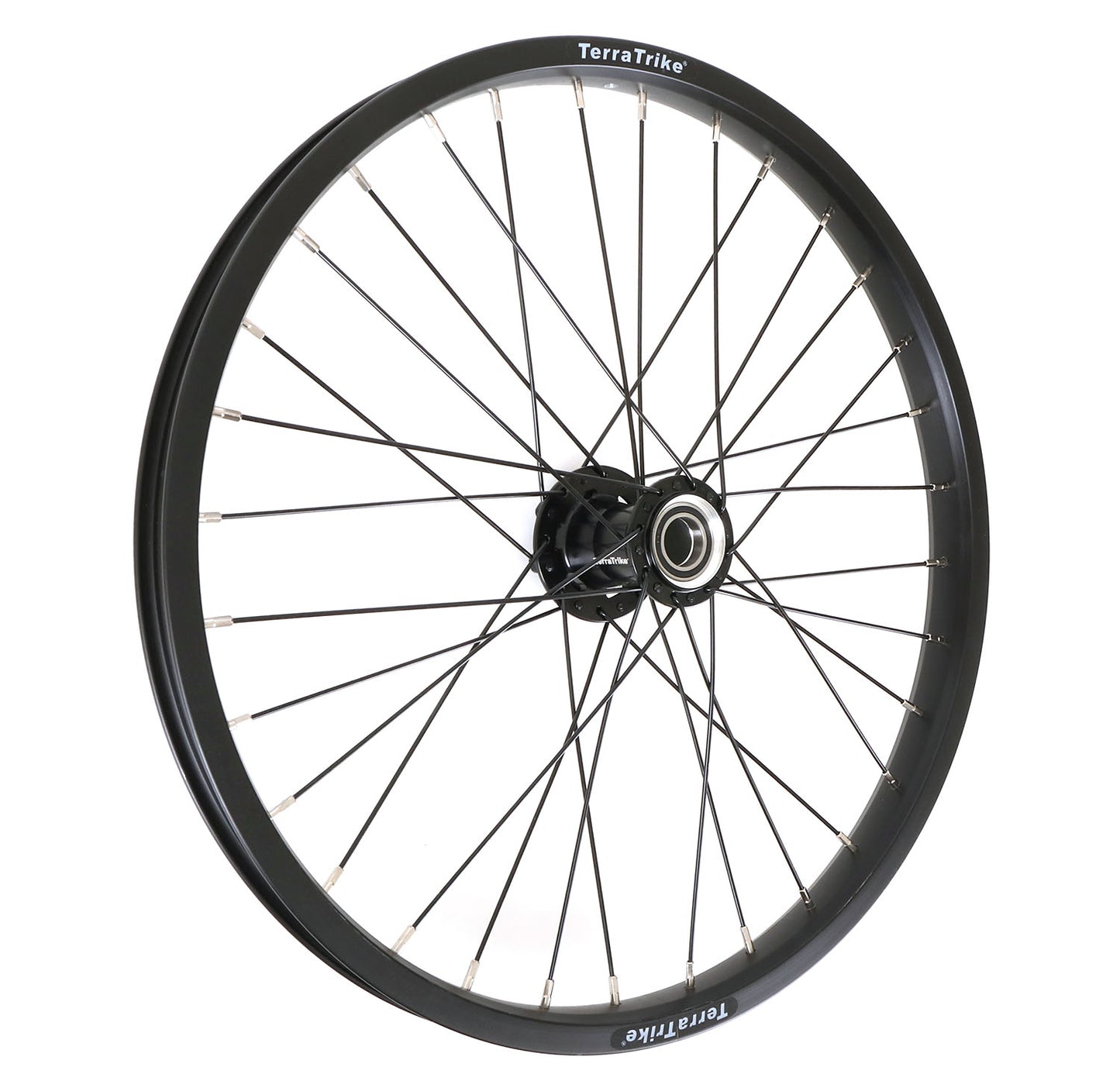 TerraTrike 20 inch EVO Front Wheel, studio front quarter view