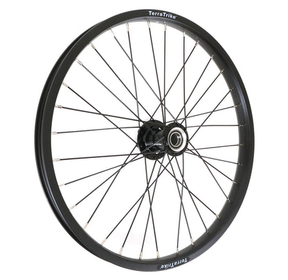 TerraTrike 20 inch EVO Front Wheel, studio front quarter view