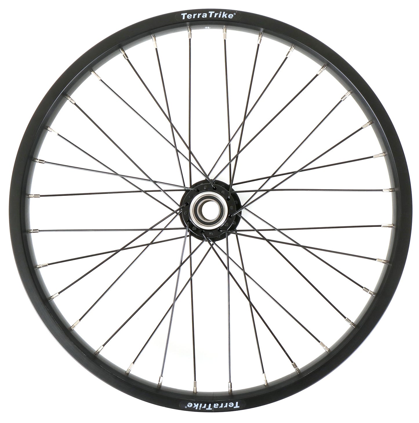 TerraTrike 20 inch EVO Front Wheel, studio side view