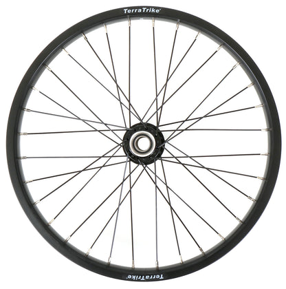 TerraTrike 20 inch EVO Front Wheel, studio side view