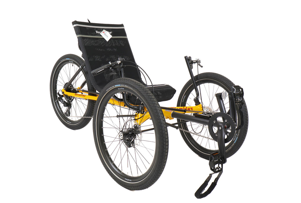 TerraTrike Rambler Recumbent Trike Royal Yellow