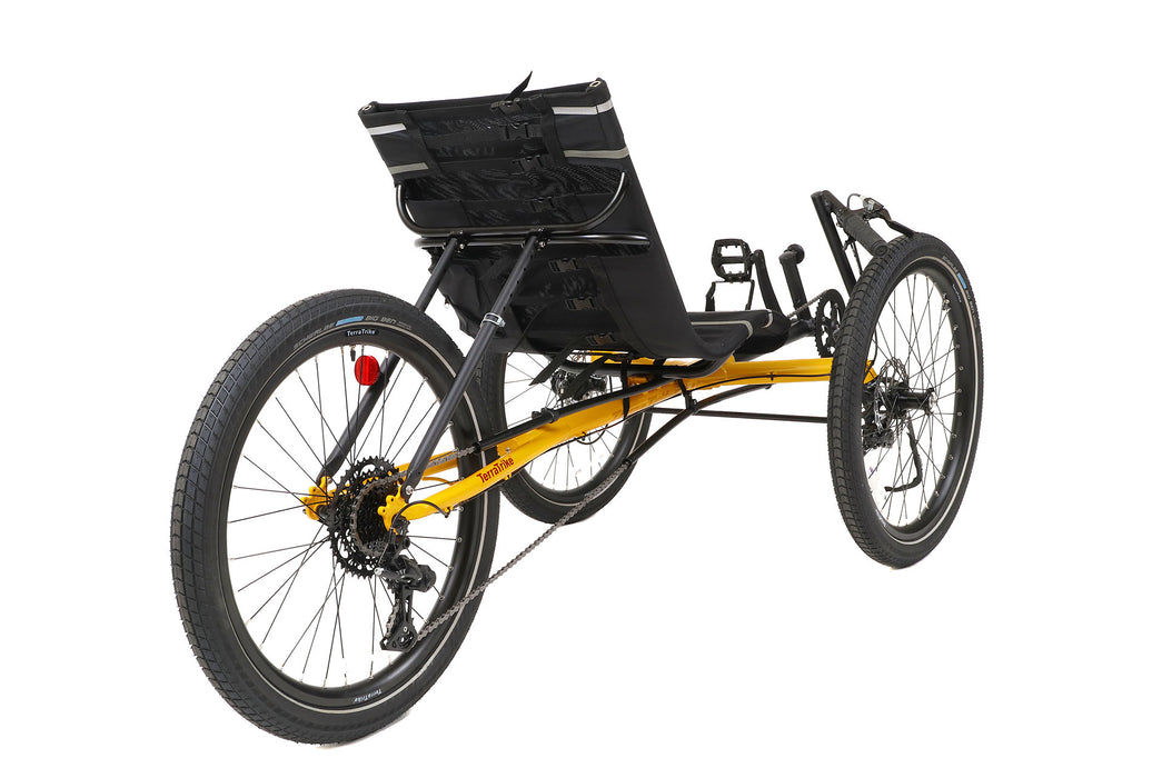 TerraTrike Rambler Recumbent Trike Royal Yellow