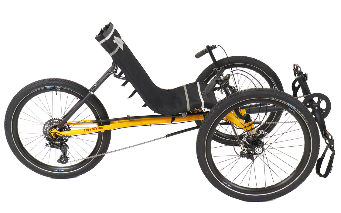 TerraTrike Rambler Recumbent Trike Royal Yellow