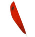 TerraTrike Teardrop 6mm Trike Flag with a black skull and crossbones on a red background.
