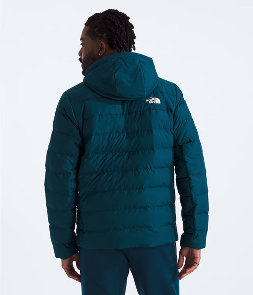 The North Face Men's Aconcagua 3 Lined Hoodie Midnight Petrol, studio back view