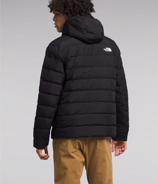 The North Face Men's Aconcagua 3 Lined Hoodie TNF Black, studio back view