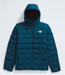 The North Face Men's Aconcagua 3 Lined Hoodie Midnight Petrol, studio front view