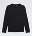 The North Face Mens Dune Sky L/S Crew TNF Black shirt only studio image