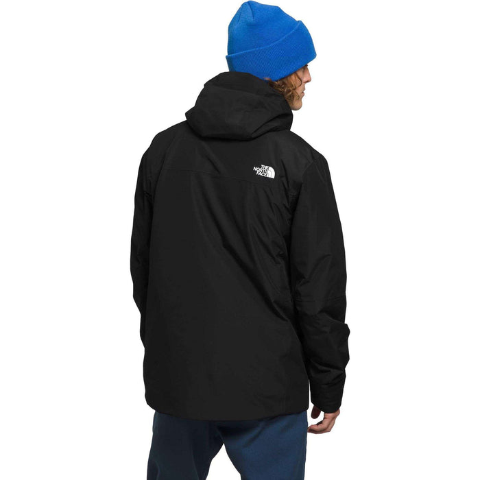 The North Face Mens North Table Down Tri Jacket Black, studio back view