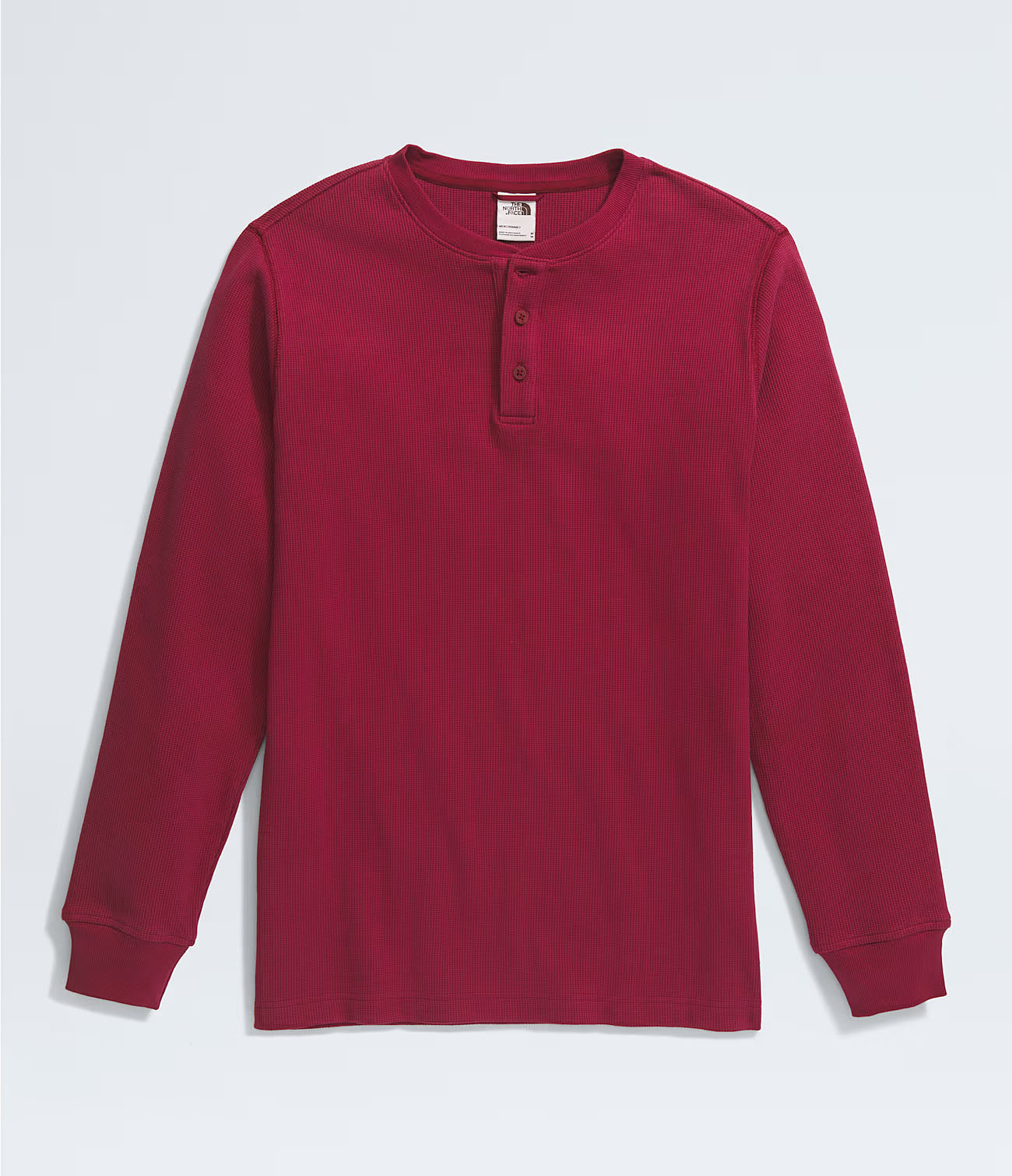 Goodfellow & Co Men's Royal Burgundy Textured Henley Shirt – Long Sleeve, Standard Fit, S-XXL