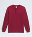 The North Face Mens Waffle Long Sleeve Henley Beetroot, studio front view